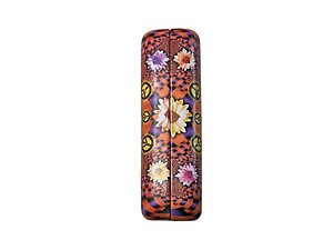 Floral Peace Signs King Size Fashion Tin Box for Cigarettes Cards or Money