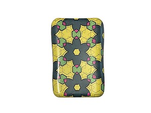 Hexagon Floral King Size Fashion Tin Box for Cigarettes Cards or Money
