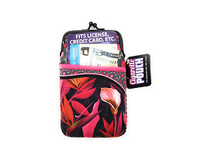 Colorful & Fun Neoprene Cigarette Pouch with Zipper Pocket