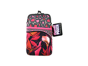 Colorful & Fun Neoprene Cigarette Pouch with Zipper Pocket