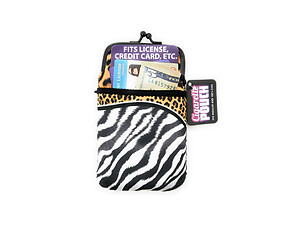 Colorful & Fun Neoprene Cigarette Pouch with Zipper Pocket