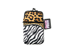 Colorful & Fun Neoprene Cigarette Pouch with Zipper Pocket