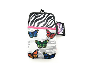 Colorful & Fun Neoprene Cigarette Pouch with Zipper Pocket