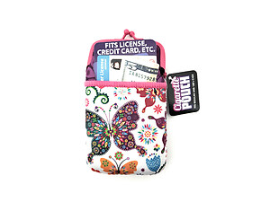 Colorful & Fun Neoprene Cigarette Pouch with Zipper Pocket