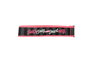 Sassy Classy Fabric Statement Snap Hook Swivel Keychain