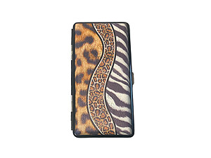 Double Sided Cigarette Case w/ Mirror fits 100s