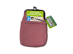 Colorful Canvas Cigarette Pouch with Snap Clasp Closure