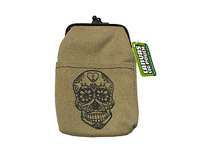 Colorful Canvas Cigarette Pouch with Snap Clasp Closure