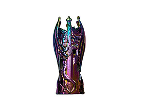 Sword Iridescent Mystic Lighter Case & Bottle Opener Fits Bic Lighters