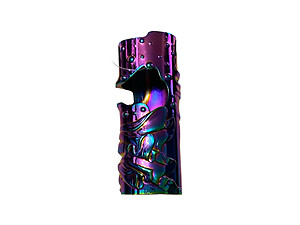 Wizard Iridescent Mystic Lighter Case & Bottle Opener Fits Bic Lighters