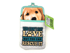Colorful & Fun Neoprene Cigarette Pouch with Snap Clasp Closure