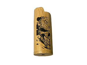 Wood Print Design Lighter Case Cover Holder Fits Bic Lighters