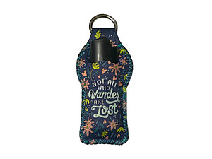 Wander Neoprene Carabiner Keychain Lighter Case / Lip Balm Holder