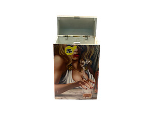 Colorful Plastic Design Cigarette Hard Case Pack Holder Fits 100's