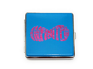 Colorful & Fun Glam Double Sided Wallet or Cigarette Case for Kings