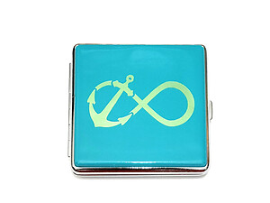 Colorful & Fun Glam Double Sided Wallet or Cigarette Case for Kings