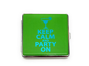 Colorful & Fun Glam Double Sided Wallet or Cigarette Case for Kings