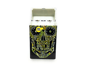 Colorful Plastic Design Cigarette Hard Case Pack Holder Fits 100's