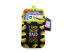 Colorful & Fun Neoprene Cigarette Pouch with Zipper Pocket