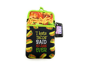 Colorful & Fun Neoprene Cigarette Pouch with Zipper Pocket