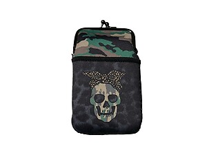 Colorful & Fun Neoprene Cigarette Pouch with Zipper Pocket