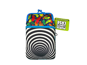 Colorful & Fun Neoprene Cigarette Pouch with Zipper Pocket