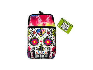 Colorful & Fun Neoprene Cigarette Pouch with Zipper Pocket