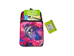 Colorful & Fun Neoprene Cigarette Pouch with Zipper Pocket