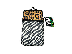 Colorful & Fun Neoprene Cigarette Pouch with Snap Clasp Closure