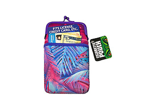 Colorful & Fun Neoprene Cigarette Pouch with Snap Clasp Closure