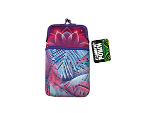 Colorful & Fun Neoprene Cigarette Pouch with Snap Clasp Closure