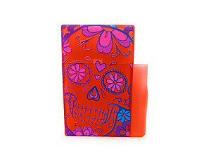 Colorful & Fun Cigarette Box with Built In Lighter Holder Fits Kings