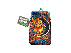 Colorful & Fun Neoprene Cigarette Pouch with Snap Clasp Closure