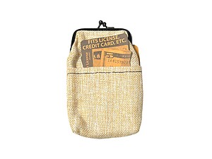 All Natural Hemp Cigarette Pouch with Snap Clasp Closure