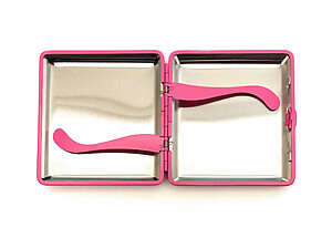 Sequin Patch Double Sided Wallet or Cigarette Case for Kings