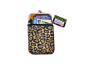 Colorful & Fun Neoprene Cigarette Pouch with Snap Clasp Closure