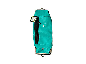 Turquoise Cigarette Pouch Wallet with Snap Clasp Closure