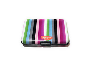 Colorful Aluminum Wallet Credit Card Holder