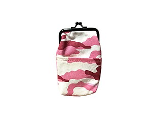 Colorful Canvas Cigarette Pouch with Snap Clasp Closure