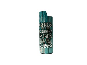 Girls Are Like Epoxy Metal Lighter Case Cover Holder