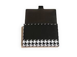 Metal Stylish Buckle Design Business Card Holder Wallet