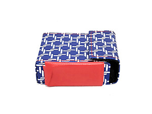 Womens Kingsize Fabric Cigarette Case With Lighter Pouch