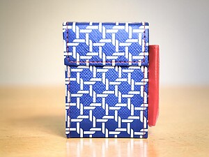 Womens Kingsize Fabric Cigarette Case With Lighter Pouch
