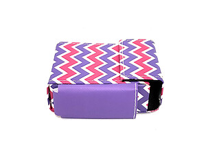 Womens Kingsize Fabric Cigarette Case With Lighter Pouch
