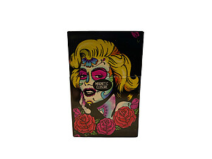 Colorful & Fun Metal Printed Design Cigarette Hard Case Holder Fits Kings