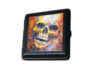 Lenticular Double Sided Wallet or Cigarette Case for Kings