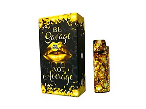 Plastic Design Cigarette Hard Case Holder Fits 100's with Metal Lighter Case