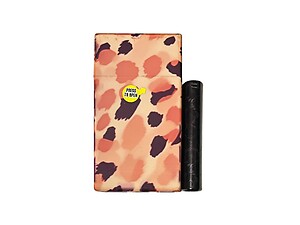 Plastic Design Cigarette Hard Case Holder Fits 100's with Metal Lighter Case