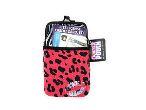 Colorful & Fun Neoprene Cigarette Pouch with Snap Clasp Closure