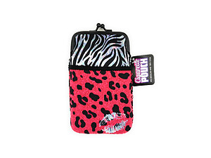 Colorful & Fun Neoprene Cigarette Pouch with Snap Clasp Closure